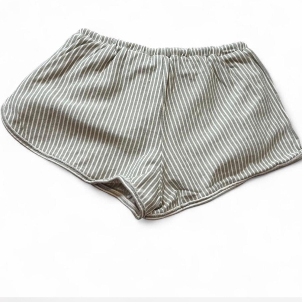 Striped Drawstring Shorts - Picture 4 of 14